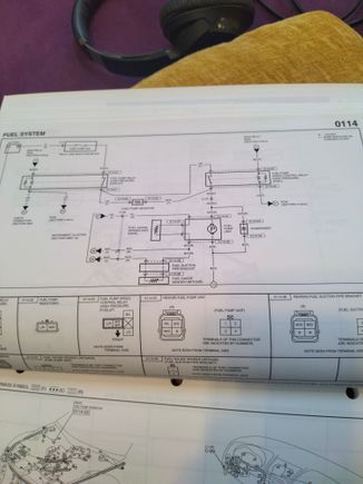 Fuel Pump wiring page out of my FSM