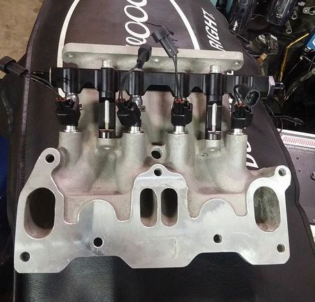 Xessive manifold, ID1300s and cj motorsports rail