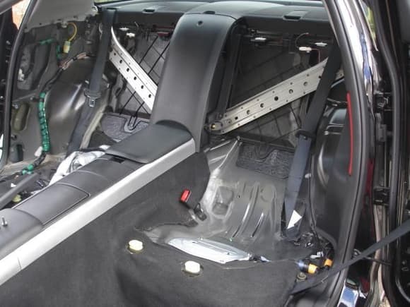 Rear seats removed