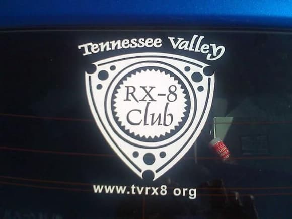 TVRX8 Decal