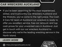 Car Wreckers Auckland