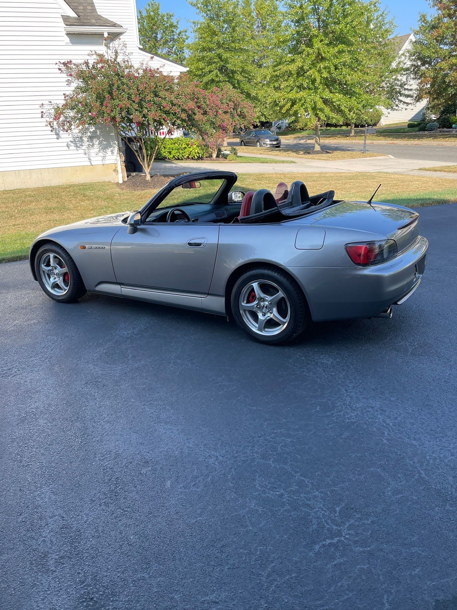 2000 Honda S2000 - DE - 00 Silverstone/Red with 56K miles - New - VIN jhmap1148yt007083 - 55,900 Miles - 4 cyl - 2WD - Manual - Convertible - Silver - Middletown, DE 19709, United States