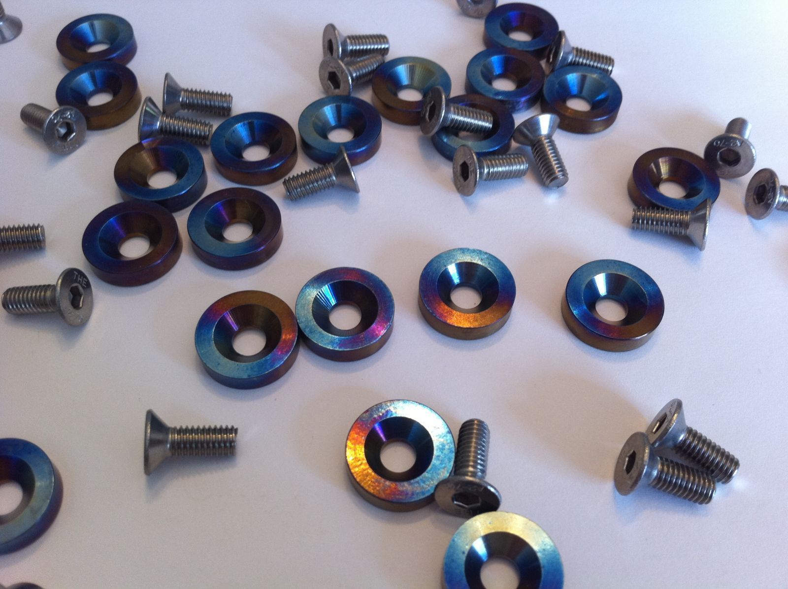 Titanium fender washers for sale. 2 each S2KI Honda S2000 Forums