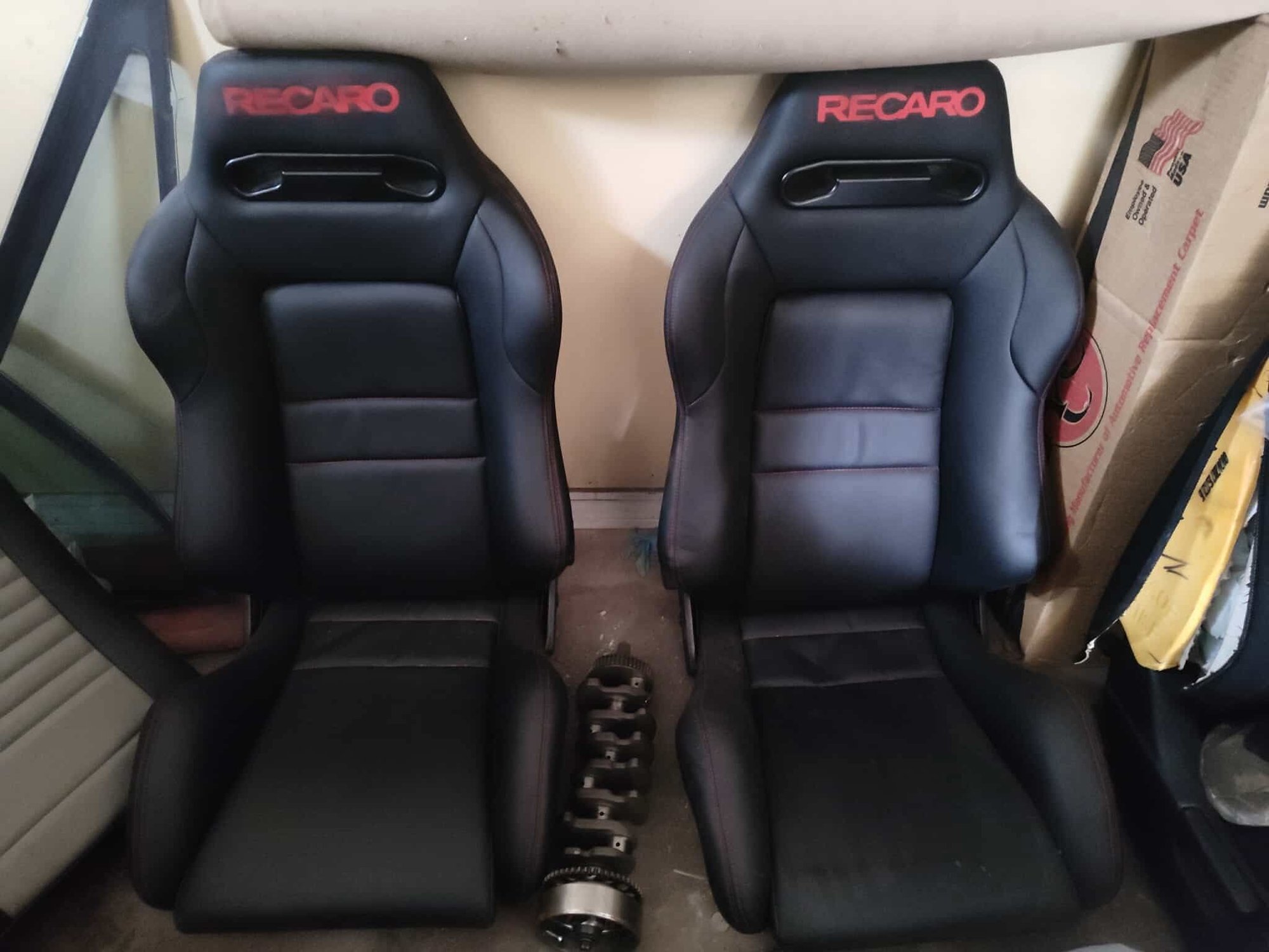 Seller tells me the have never been installed and come with no mounting hardware or brackets/sliders