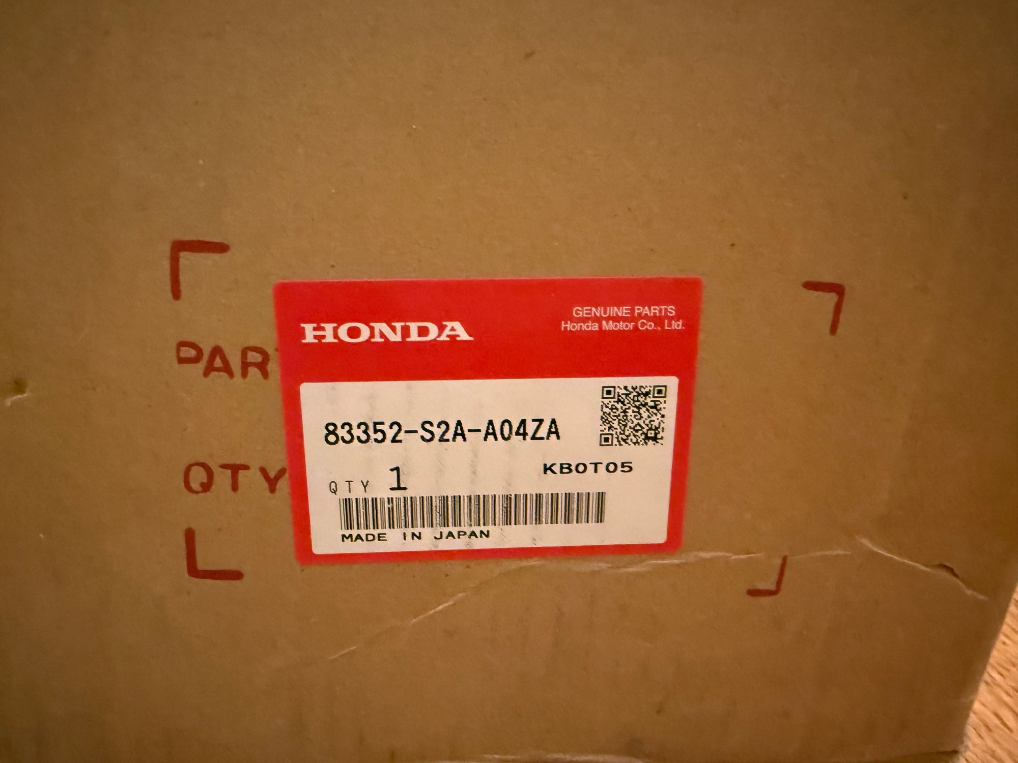 2003 Honda S2000 - Honda S2000 Driver's Side OEM Carpet - New - VIN 83352-S2A-A04ZA - Shreveport, LA 71105, United States