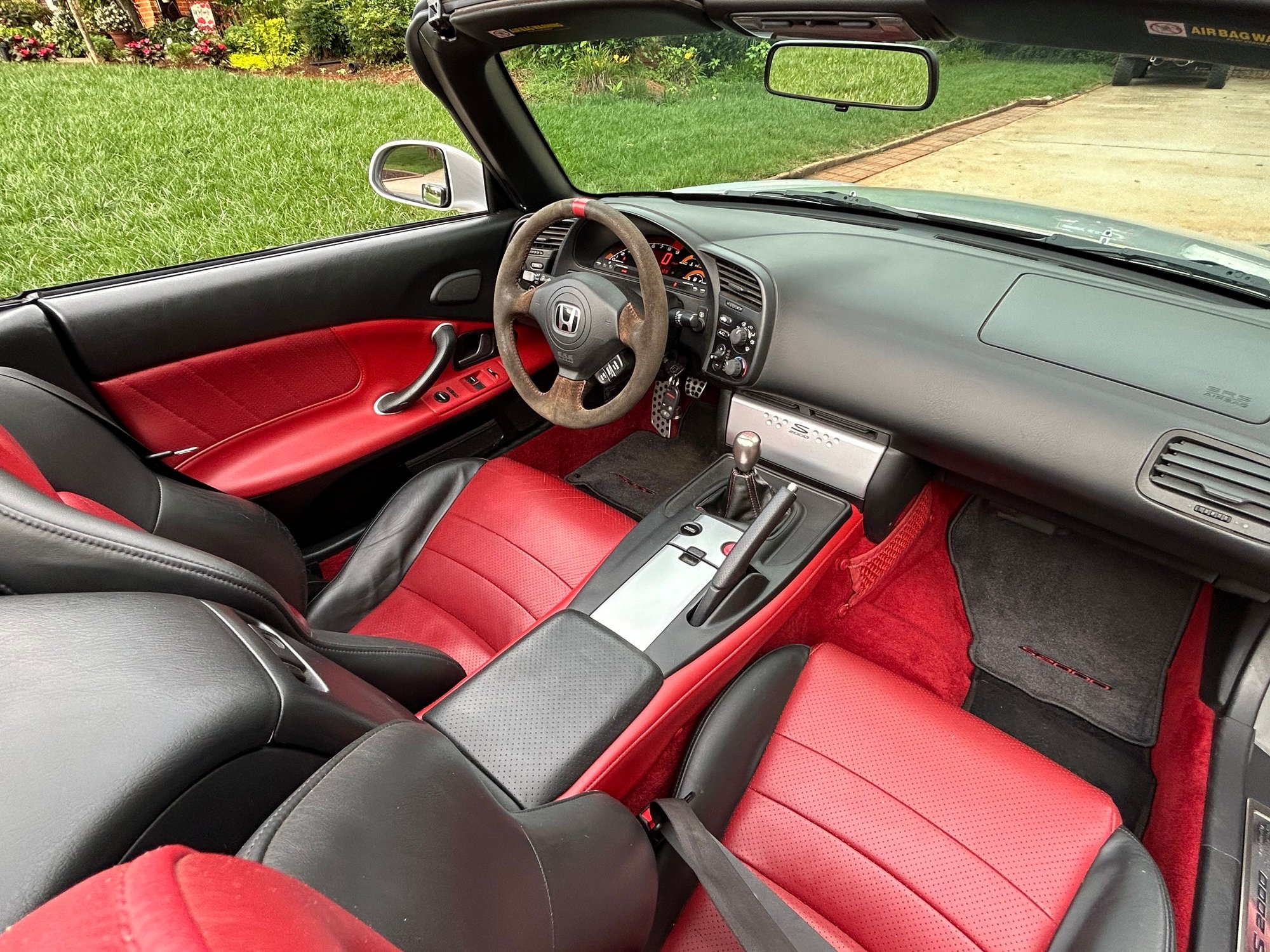 2005 Honda S2000 - NC - 2005 Sebring Silver/Red Int. Adult Driven, 63K miles, New Top, Mugen Exhaust - Used - VIN JHMAP21405S006551 - 63,300 Miles - 4 cyl - 2WD - Manual - Convertible - Silver - Belmont, NC 28012, United States