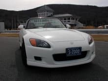 White S2000 from front