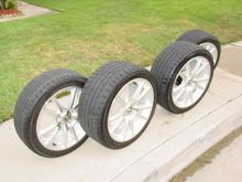 Front wheels shot