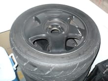 R 888 on NSX wheel - 16x8  65 offset