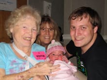 Great Grandmother, Grandmother, Father, and Elizabeth
