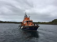Lifeboat leaving