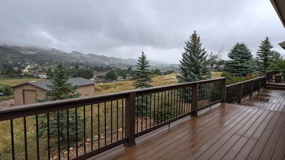 9-10-2023.  60s with off and on thunder showers.