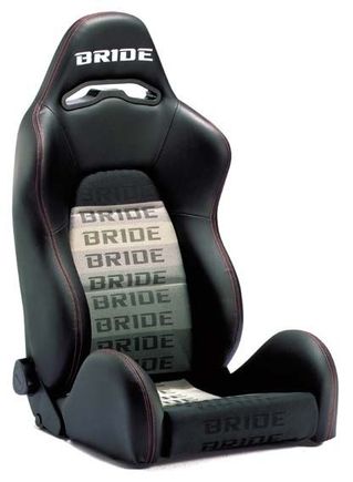Bride Black Leather ERGO II w Cloth Gradation jpg.JPG