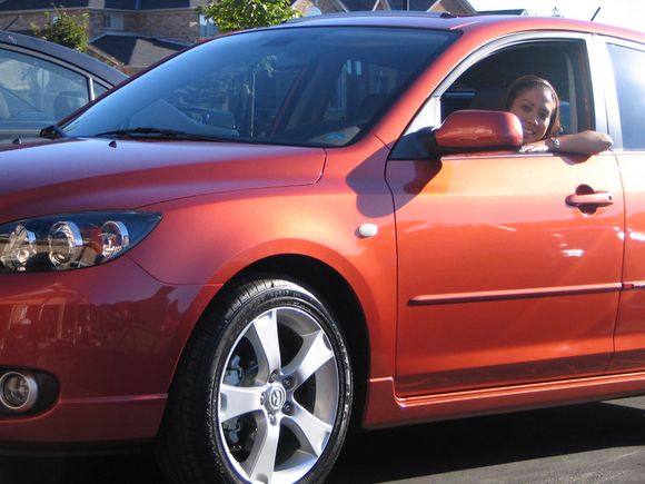 Jenny in her car.jpg
