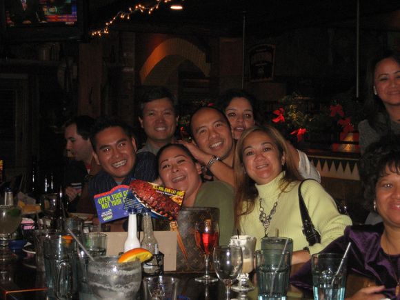 Happy hour with friends Dec 2005