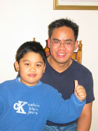 RC gives Cousin Checky thumbs up