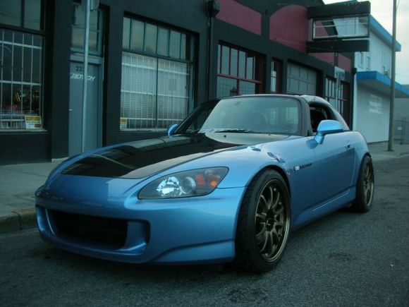 Parked outside the shop in Tacoma WA