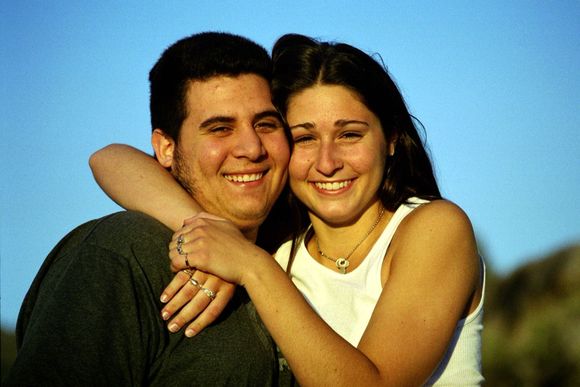 Christa &amp; Brandon, 5-10-03.JPG
