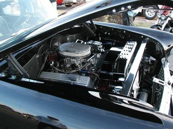 Under the hood of 55 Chevy.jpg