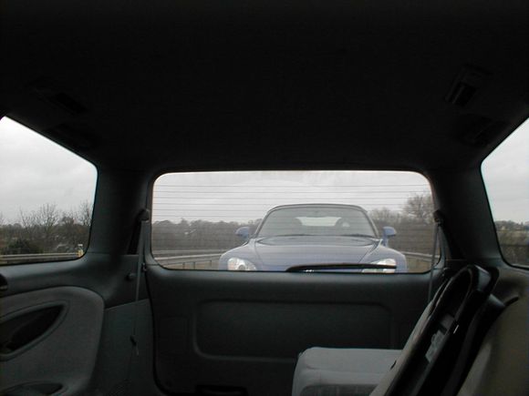 Tailed by a Honda with no driver.JPG