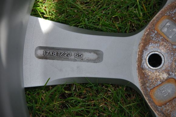 Rear wheel size