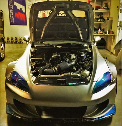 the engine bay