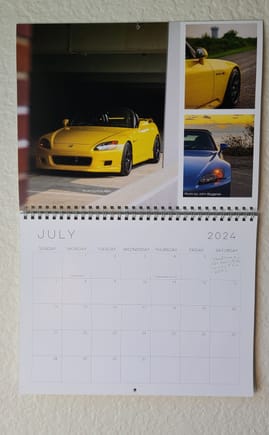 My S2000 Wall Calendar