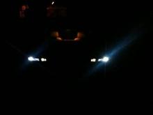my taillights with strobes going