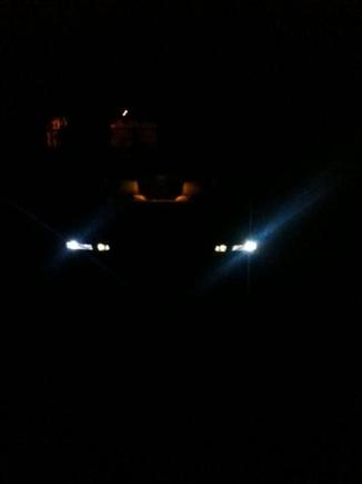 my taillights with strobes going