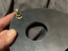 Mocked up to make sure the new studs would seat before painting the top hats