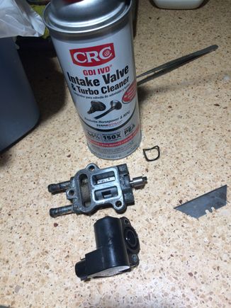 I try many chemicals to clean, restore and improve the interior throttle condition. 