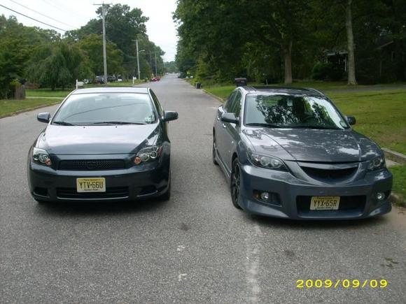 the TC and the Mazda