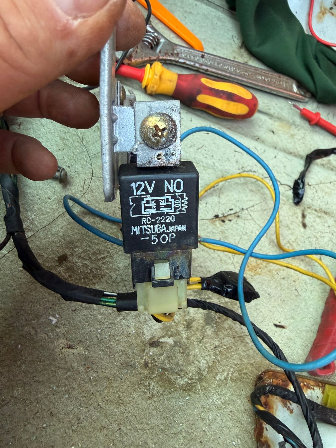 Terminals corroded on