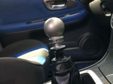 Ultimately rare sti titanium gear knob real good feel abit like strangling your mrs :-) 

Had 2 sold spare one at £280