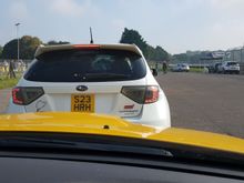 Here I am, just by chance, behind HH on my first trackday. He left me for dead.