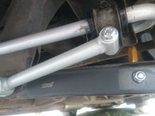 I fitted a new 22mm rear roll bar today, droplinks all round, new rack bushes, and a STI front chassis kit and lower bar. 
The STI kit really changes the car, stiffer but somehow more compliant. All ready to head to Edinburgh, via a yellow meet up in Wales