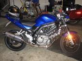 My first bike a '07 SV650 the only one that I haven't wrecked lol