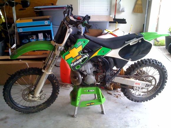 My 2000 kx250