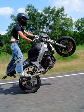 wheelie