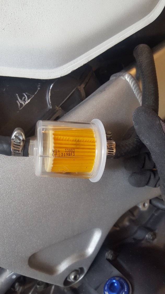 Installed Aftermarket Fuel Filters Now have asymmetrical flow