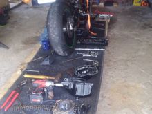 Yep, the tranny is fine, needs a chain and sprockets....