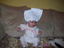 my granddaughter

  lil chef in training