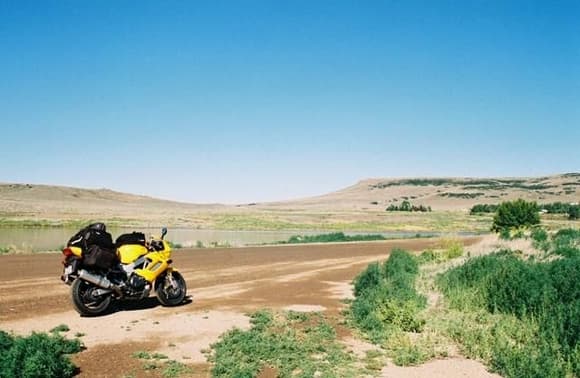 My VTR at 50k miles, west of Gunnison CO