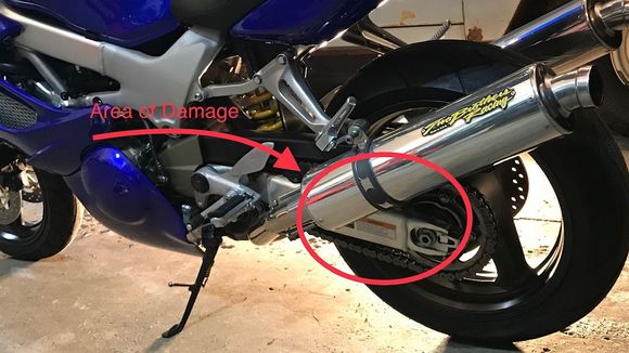 For the normal observer and just a quick walk around the bike it’s hard to see. But with any closer inspection ta daaaa!!
