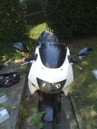 Installing new mirrors with integrated turn signals