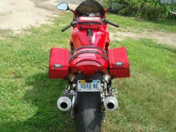 Saddlebag movement nil at highspeeds just recheck tiedowns every fill up