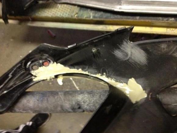 Inside fairing repair