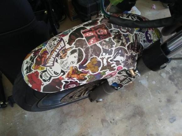 BRUH!!! killing me on ebay trying to find a front tire guard... ohhh emmm geee