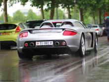 Porsche CarreraGT accelerating through the Rain! By Thomas S Photos