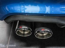 Fi Exhaust for BMW F87 M2 - Fi Design Carbon Fiber Quad Tips.